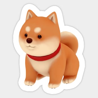 Funny Shiba Sticker